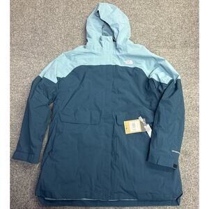 NEW The North Face Dryvent Mono Triclima 3-1 Women's XXL Midnight Petrol Coat